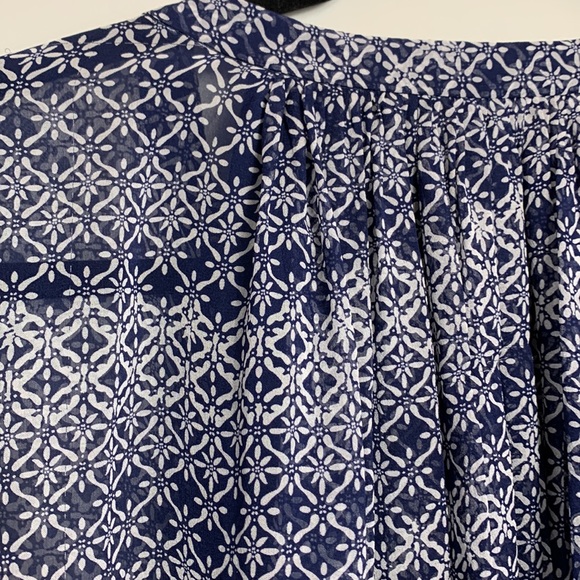 Diane Von Furstenberg Fleurette Silk Dress Navy and White Size 0 - Picture 10 of 14